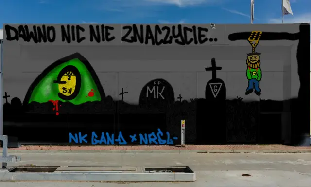 Graffiti artwork by vandald