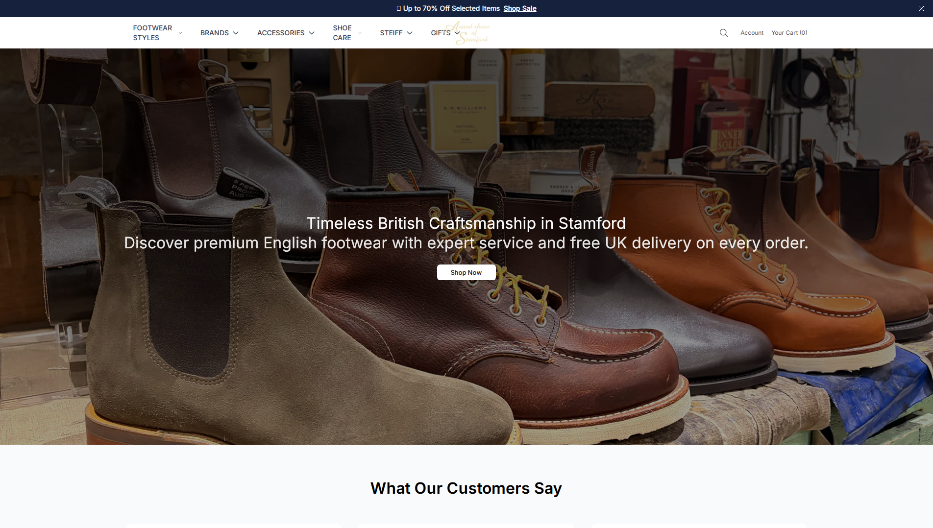 Stored capture of anandofstamfordluxury.shop