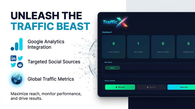 Traffic X Web Traffic Bot Software Organic Website Traffic Generator With RPA Support