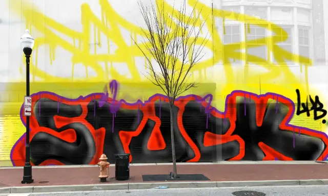 Graffiti artwork by STUCK1