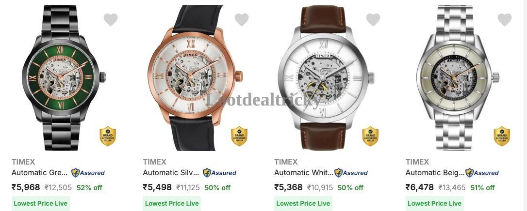 Flipkart Timex Mechanical – Just 50% OFF | Best Deal Flipkart Timex Mechanical – Just 50% OFF | Best Deal