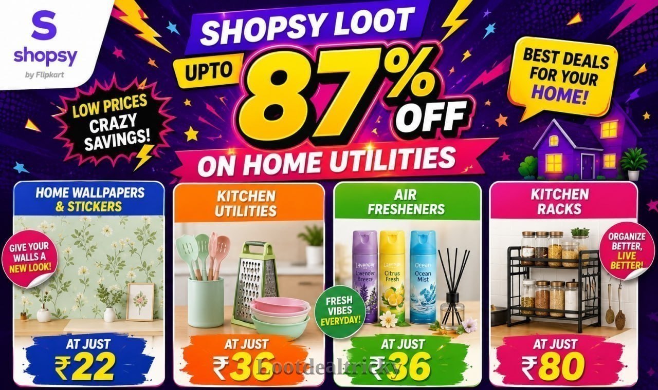   loot Grabfast Lootthis – Best Deal Online @ ₹22 (87%)