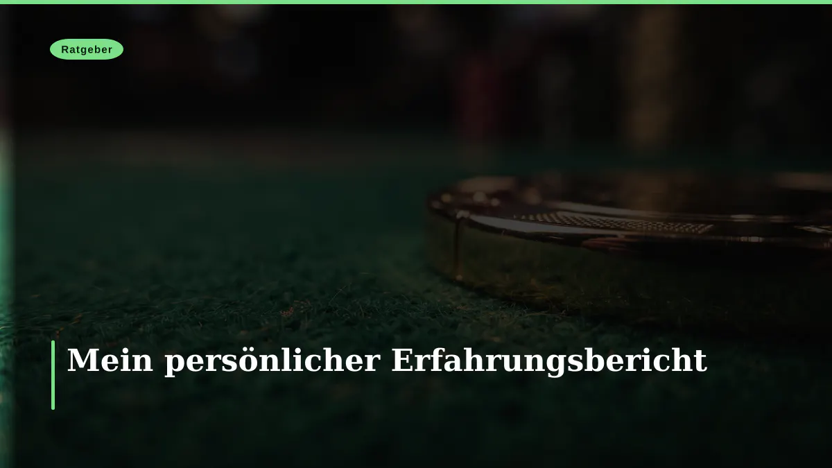 Mein persönlicher Erfahrungsbericht