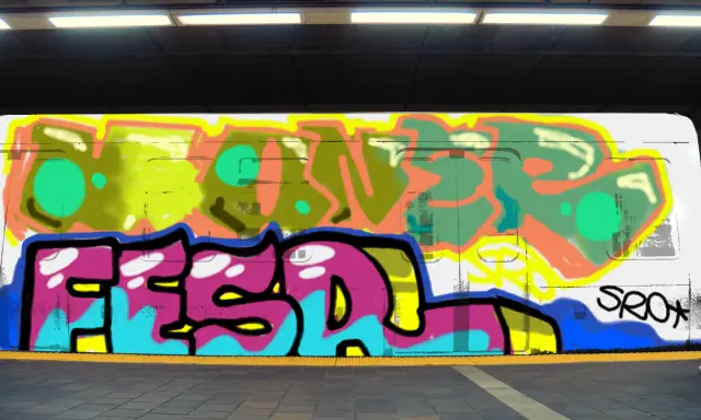 Graffiti artwork by Maner