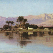 Нил у Фиванского хребта 1881
