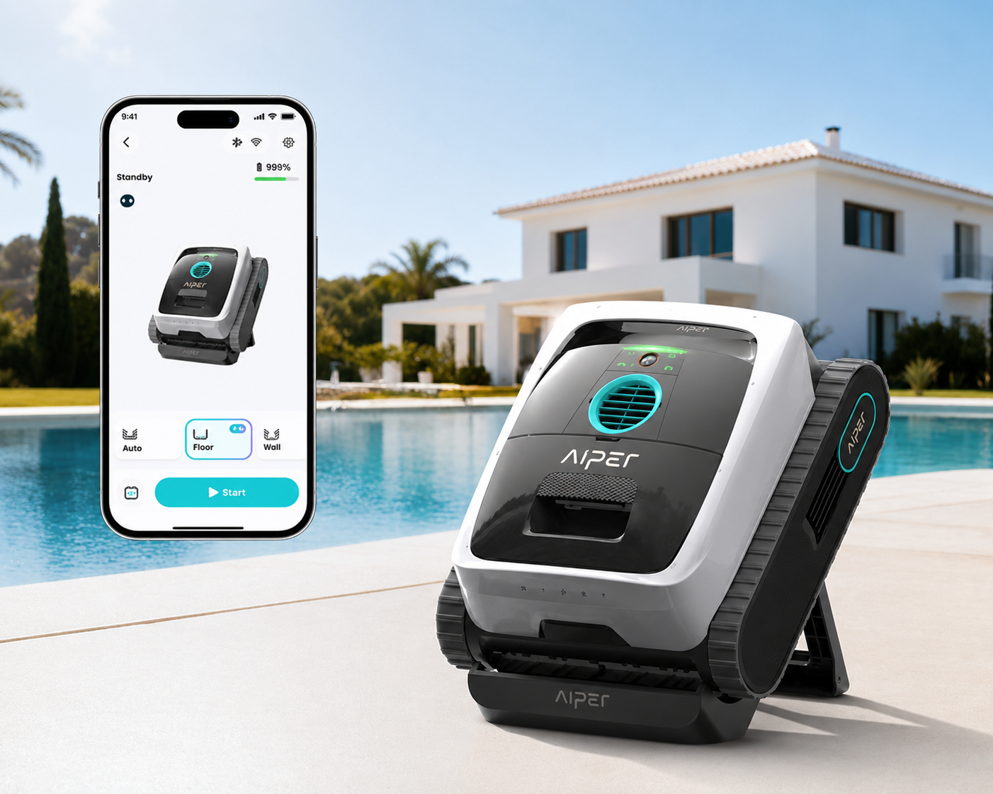 Управление роботом-пылесосом Aiper Scuba N3 через мобильное приложение Управление роботом-пылесосом Aiper Scuba N3 через мобильное приложение