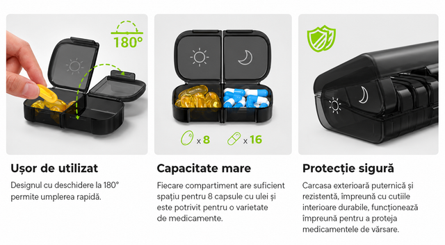Organizator saptamanal medicamente NextWave - imagine 2