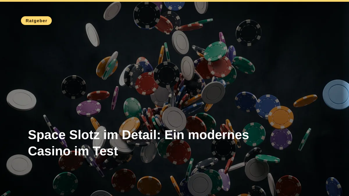 Space Slotz im Detail: Ein modernes Casino im Test