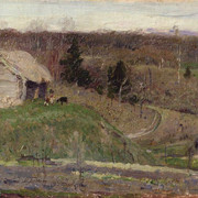 Весенний пейзаж 1890 е