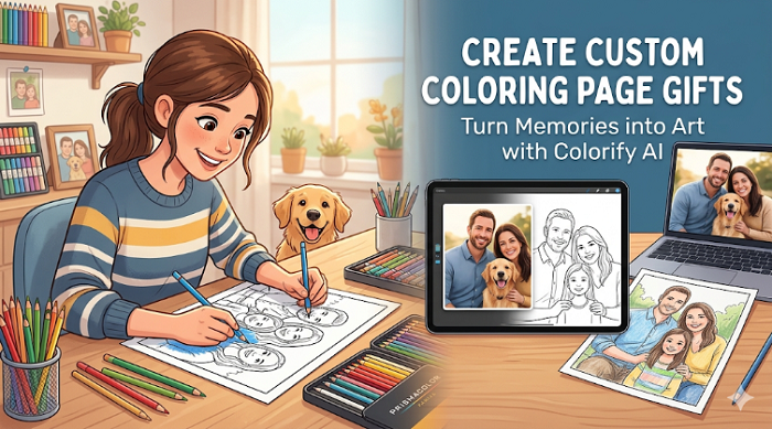 Turn Photo to Coloring Page: The Perfect Custom Gift
