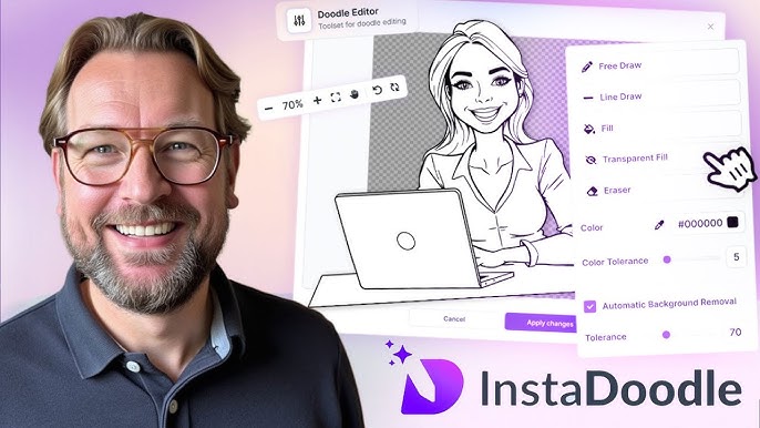 InstaDoodle illustration