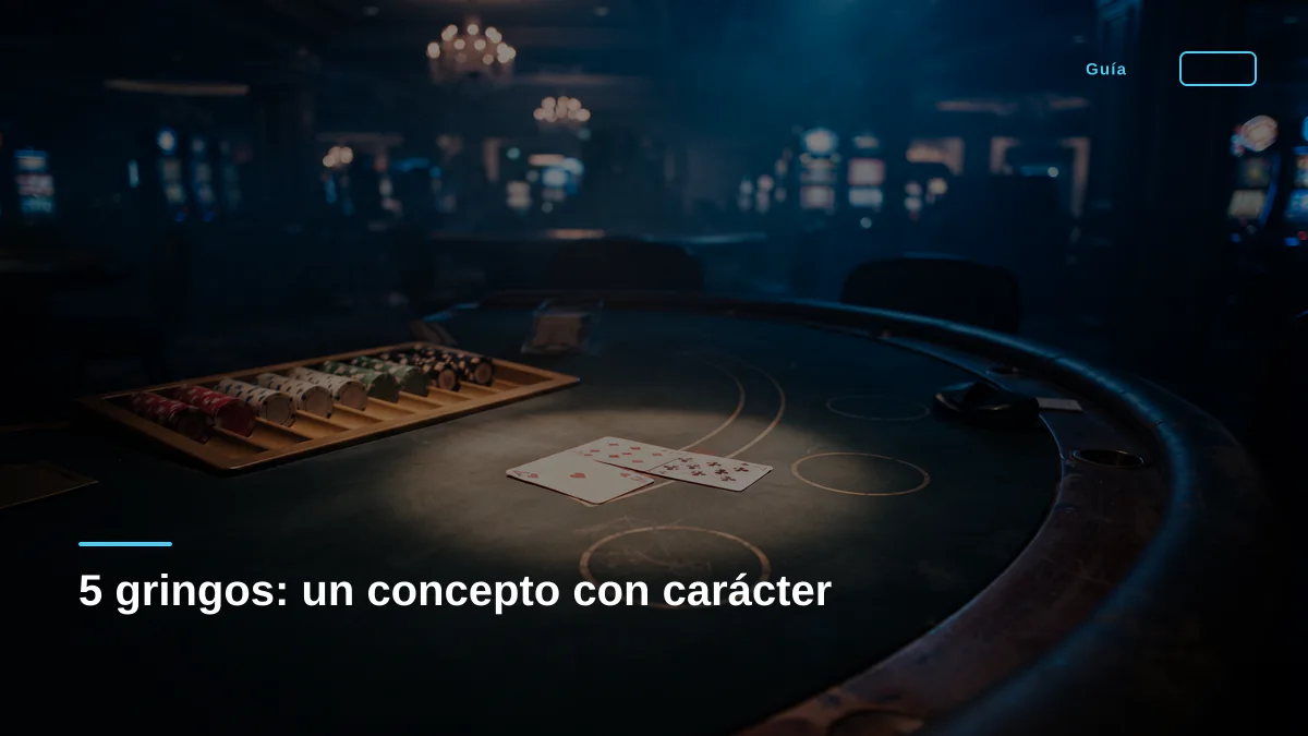 5 gringos: un concepto con carácter