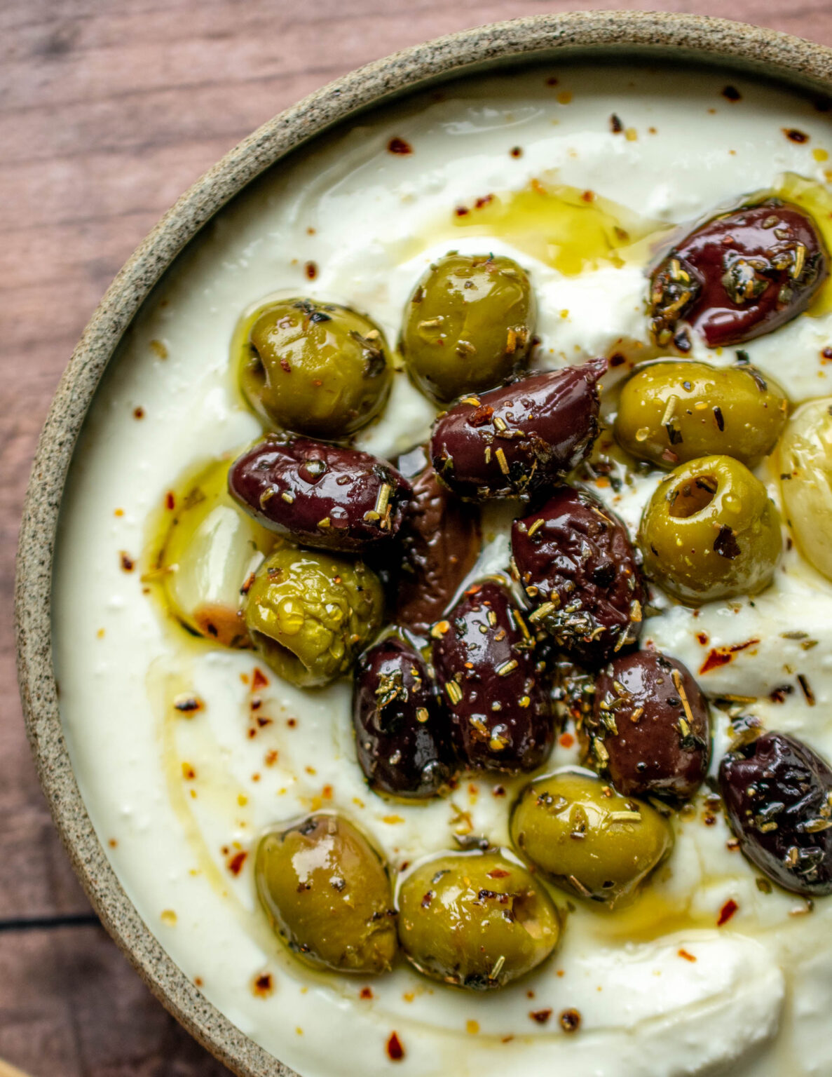 Rif goat cheese and olives from northern Morocco