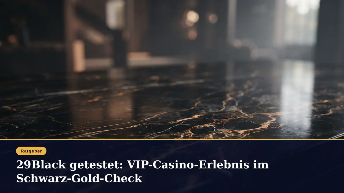 29Black getestet: VIP-Casino-Erlebnis im Schwarz-Gold-Check