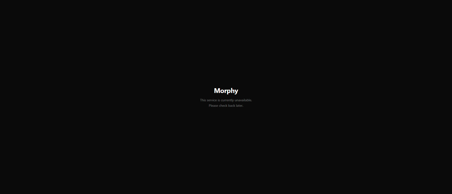 Forensic screenshot of getmorphy.com showing the phishing page layout