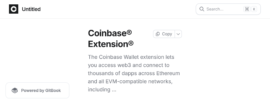 Screenshot of coinbasetensios.gitbook.io