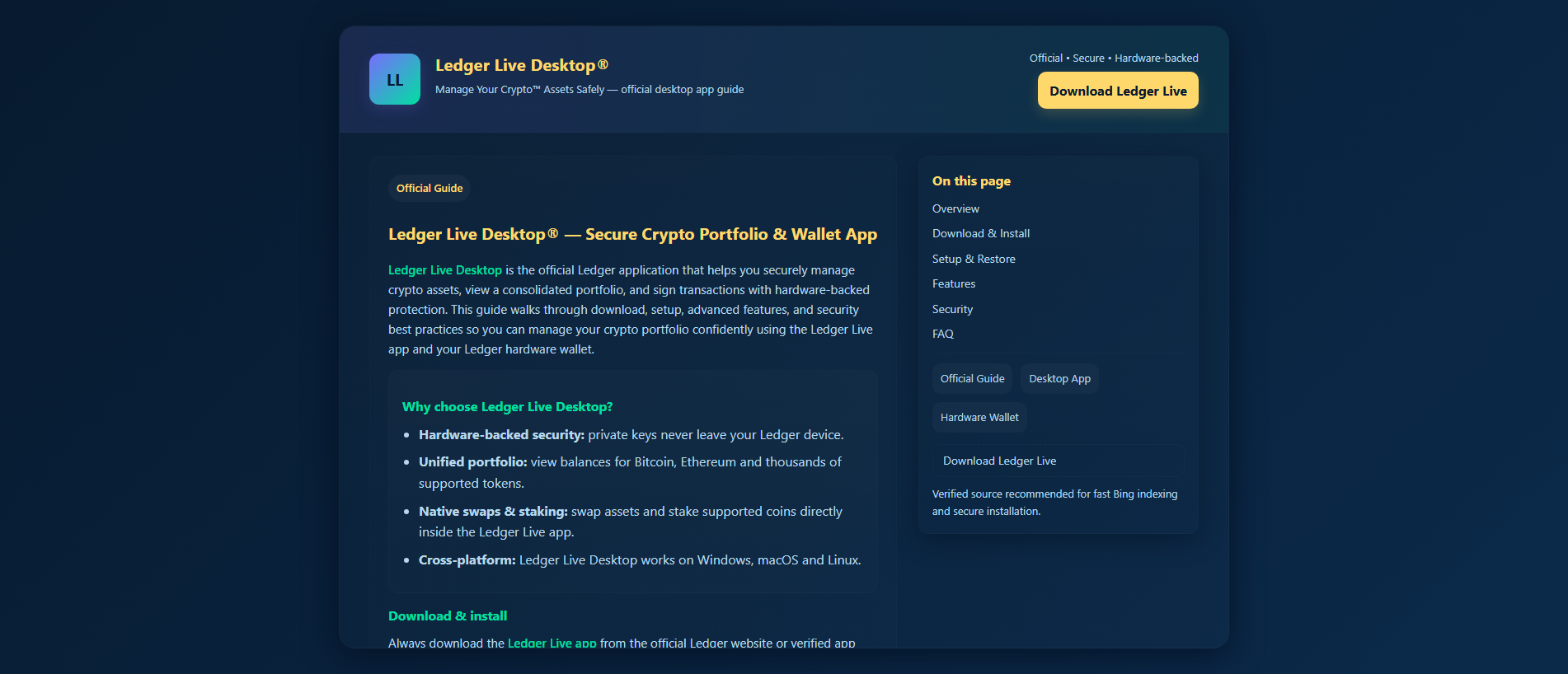Stored capture of ledger-liveddesktop.pages.dev