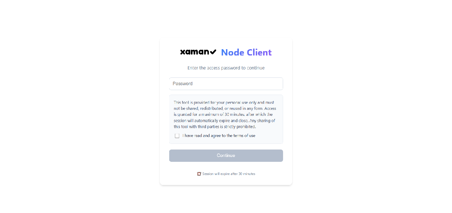 Forensic screenshot of xaman.build showing the phishing page layout