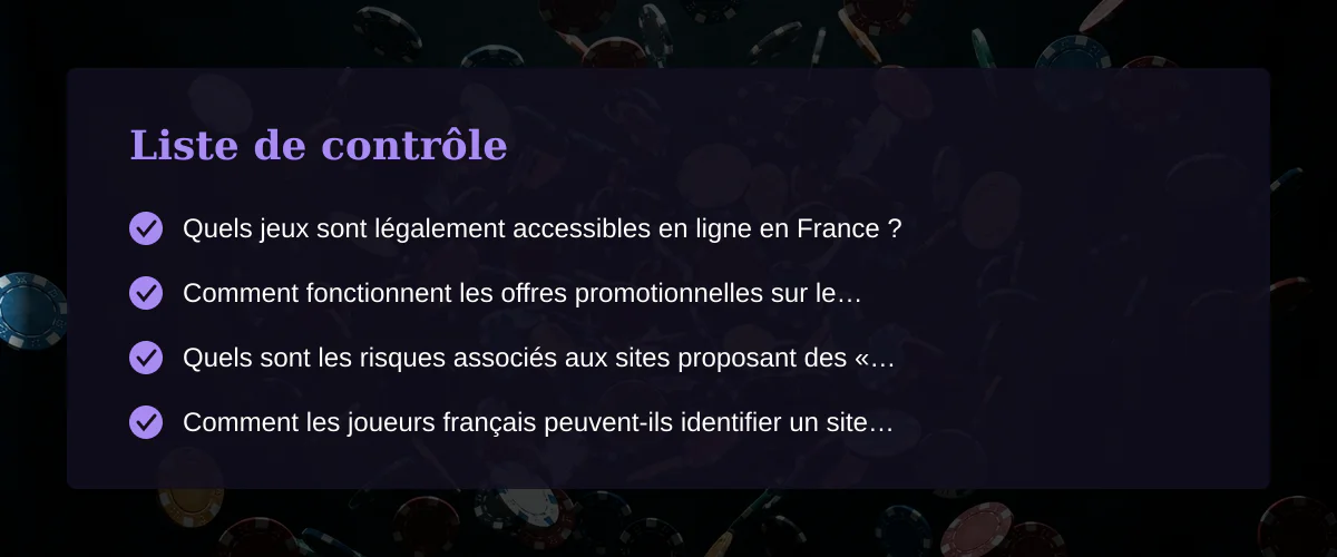 Que signifie le terme « casino sans dépôt » pour les joueurs français ? — Liste de contrôle