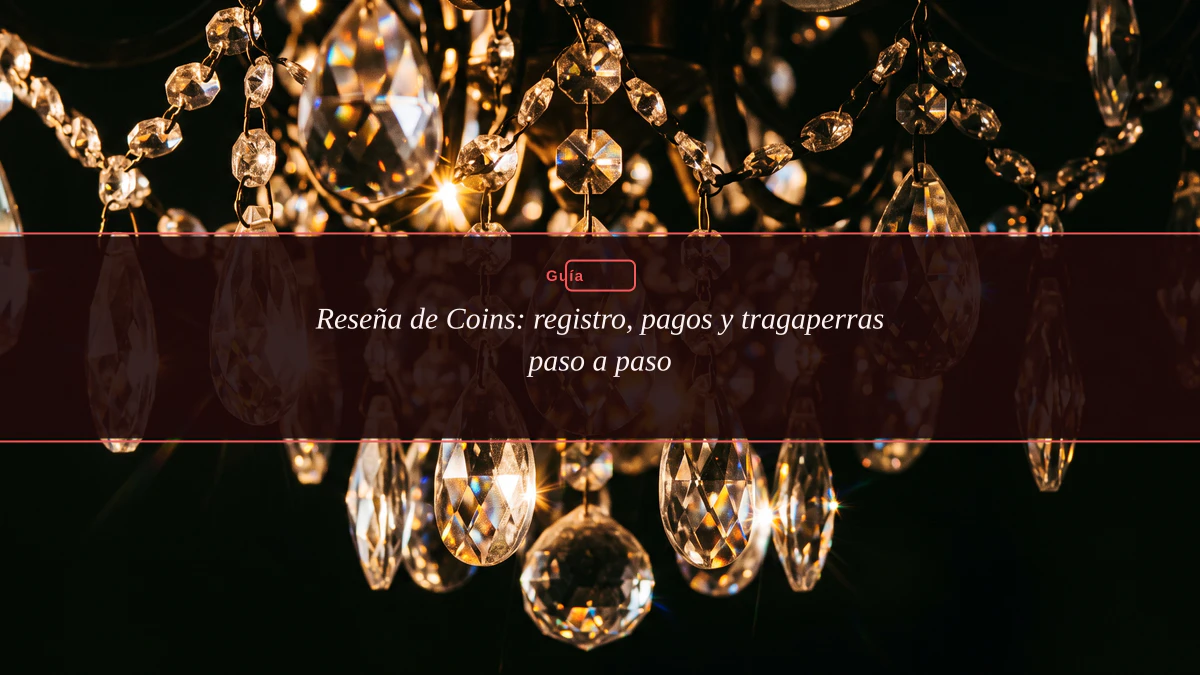 Reseña de Coins: registro, pagos y tragaperras paso a paso