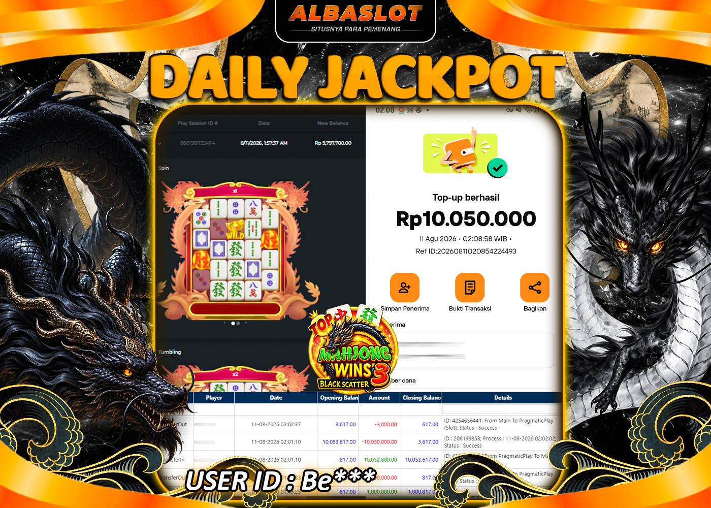 𝗝𝗔𝗖𝗞𝗣𝗢𝗧-𝗣𝗥𝗔𝗚𝗠𝗔𝗧𝗜𝗖-𝗣𝗟𝗔𝗬-𝗠𝗔𝗛𝗝𝗢𝗡𝗚-𝗪𝗜𝗡𝗦-𝟯-𝗕𝗟𝗔𝗖𝗞-𝗦𝗖𝗔𝗧𝗧𝗘𝗥-05-34-38-2026-08-11