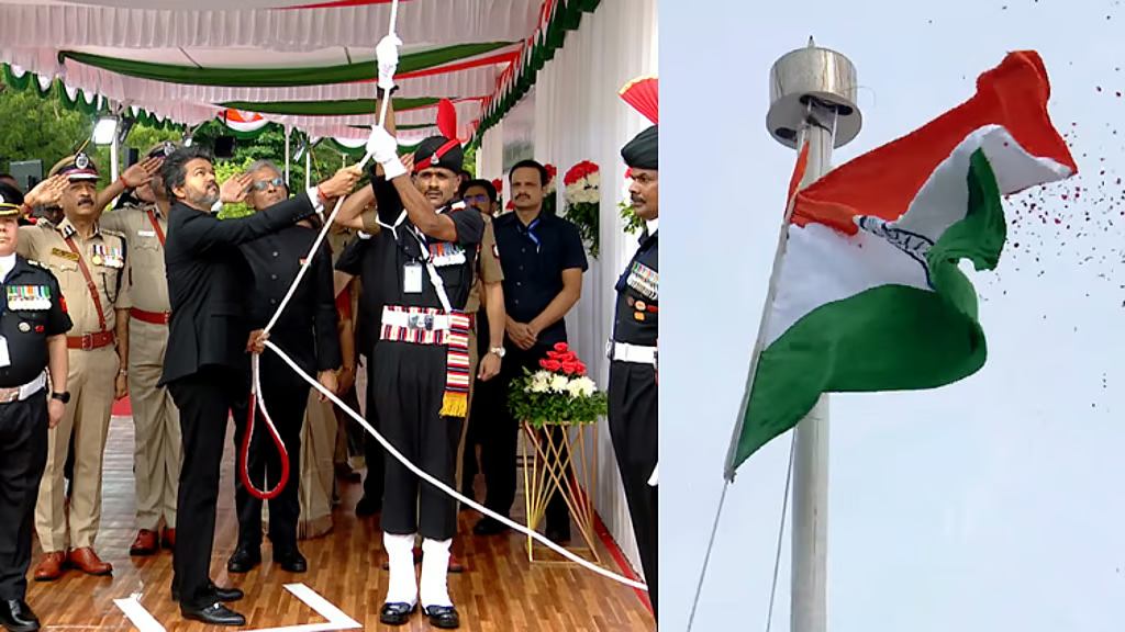 chief-minister-vijay-hoisted-the-flag-at-the-fort