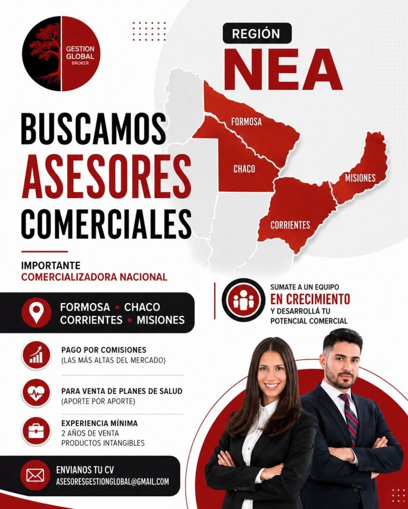 Asesor Comercial en Misiones