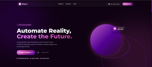 VroAI Chatbot - AI chatbot platform preview