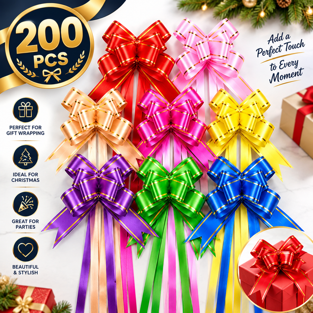 100pcs Pull Bow Ribbon Bows