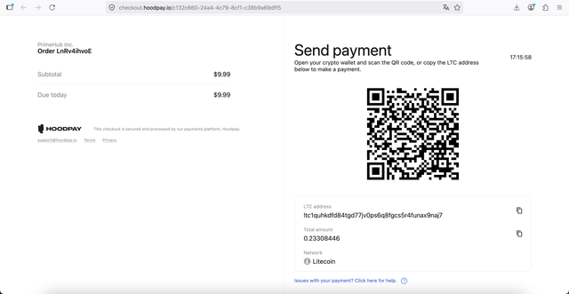 hoodpay checkout