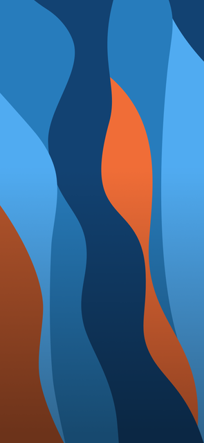 orange blue