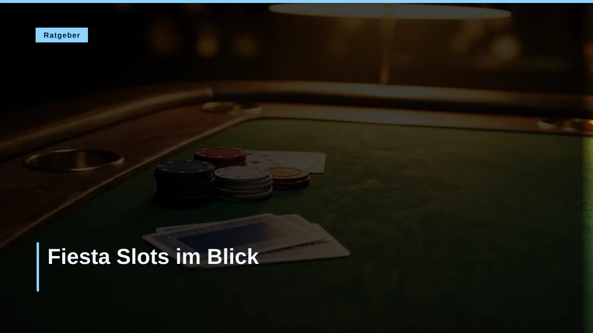 Fiesta Slots im Blick