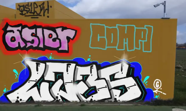 Graffiti artwork by LPBER