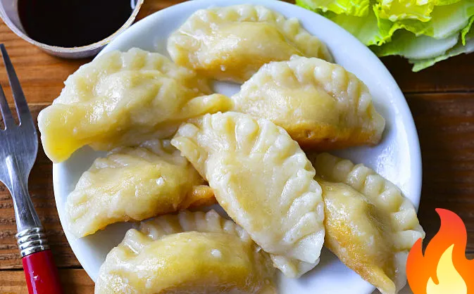 Постер Японские пельмени "Яки гедза"