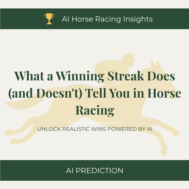 What a Winning Streak Does (and Doesn't) Tell You in Horse Racing