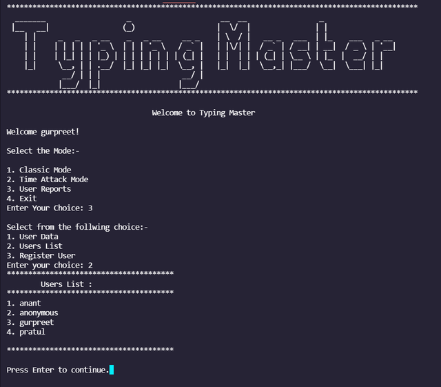 User-List