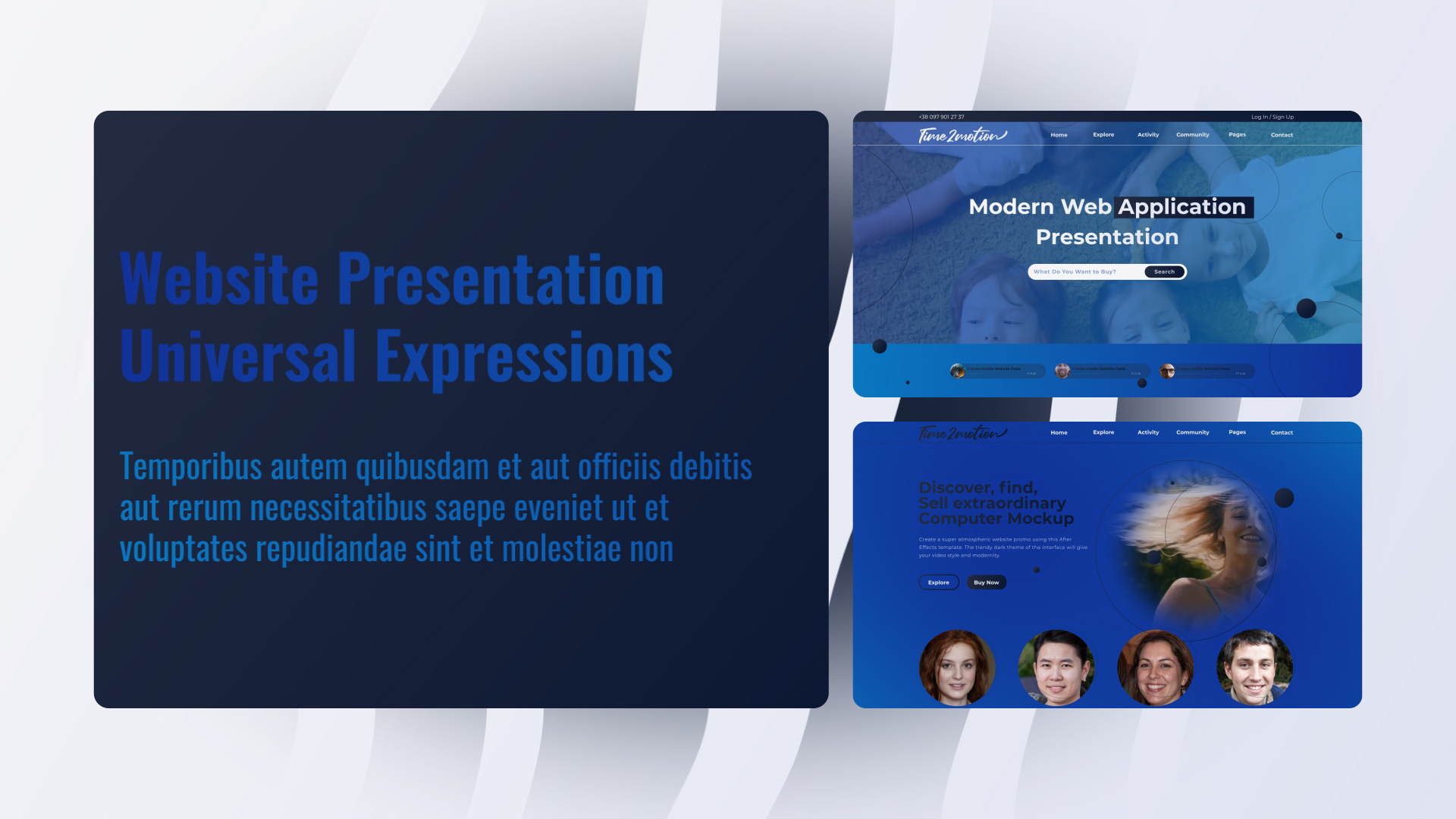 Mock-Up Desktop Presentation