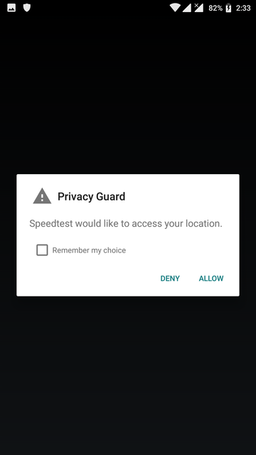 Consent of privacy guard