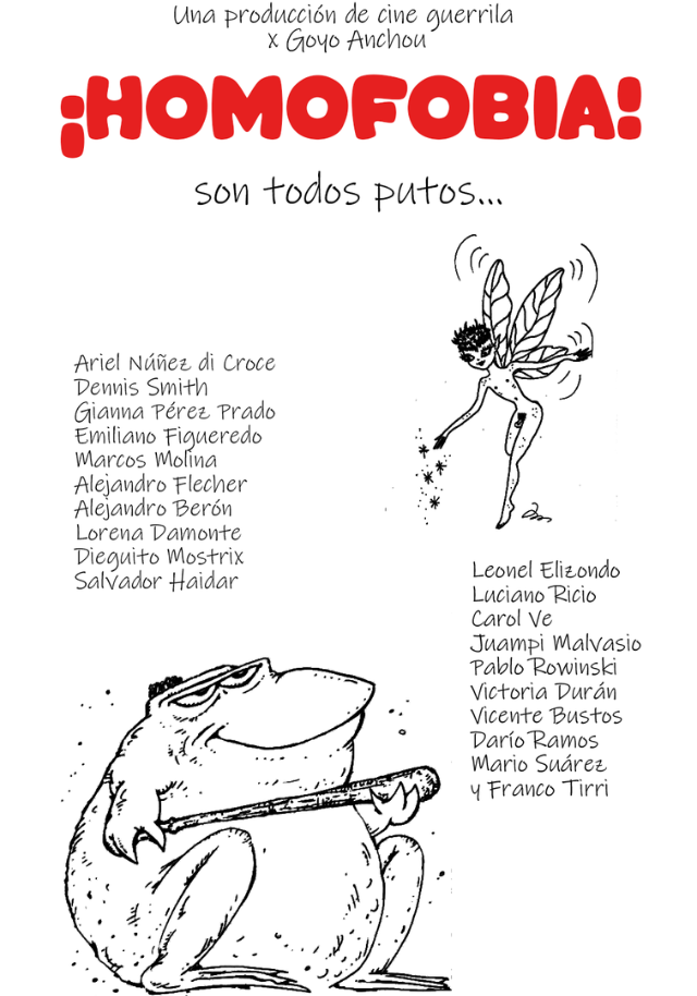 Póster de ¡Homofobia!