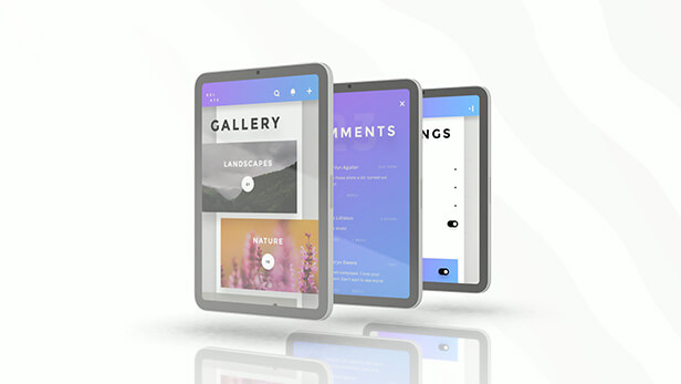 Tablet App Promo - Website Presentation Tablet App Promo - Website Presentation