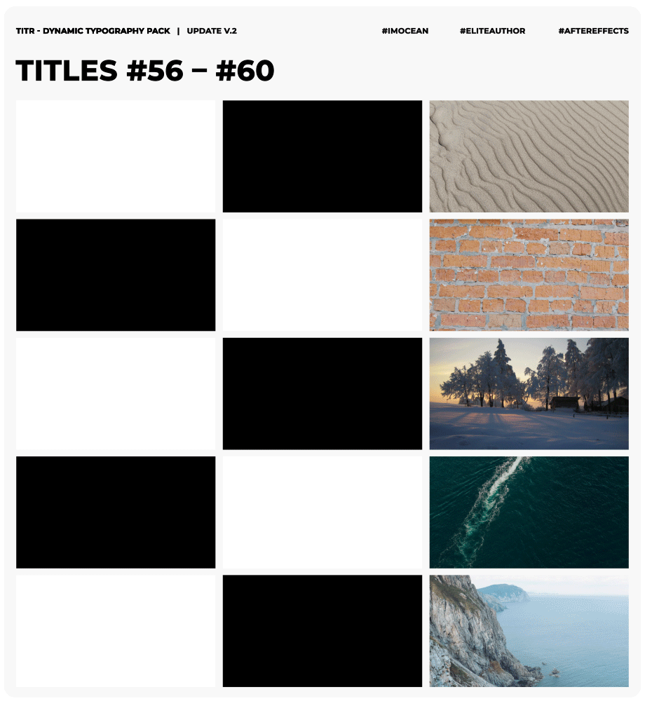 TITR | Dynamic Typography Pack - 19