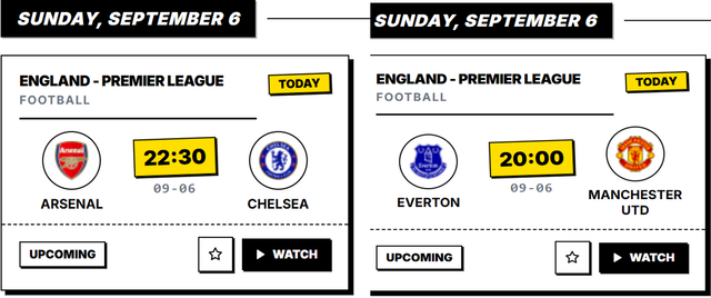 Sunday Match