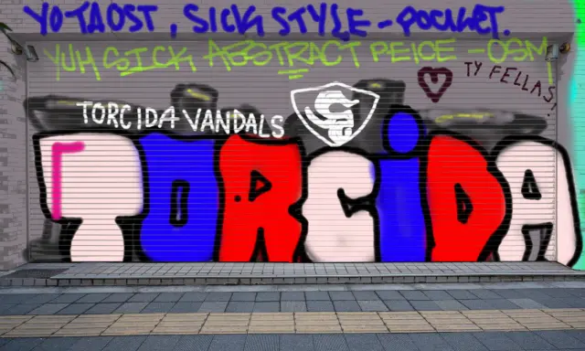 Graffiti artwork by TorcidaVandals