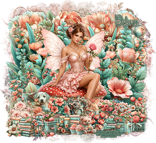 Fairy Spring Tag Debra