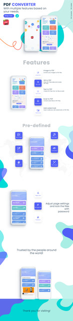 PDF Converter (VERSION 2.0) -  PDF Editor for Android - Admob Ads