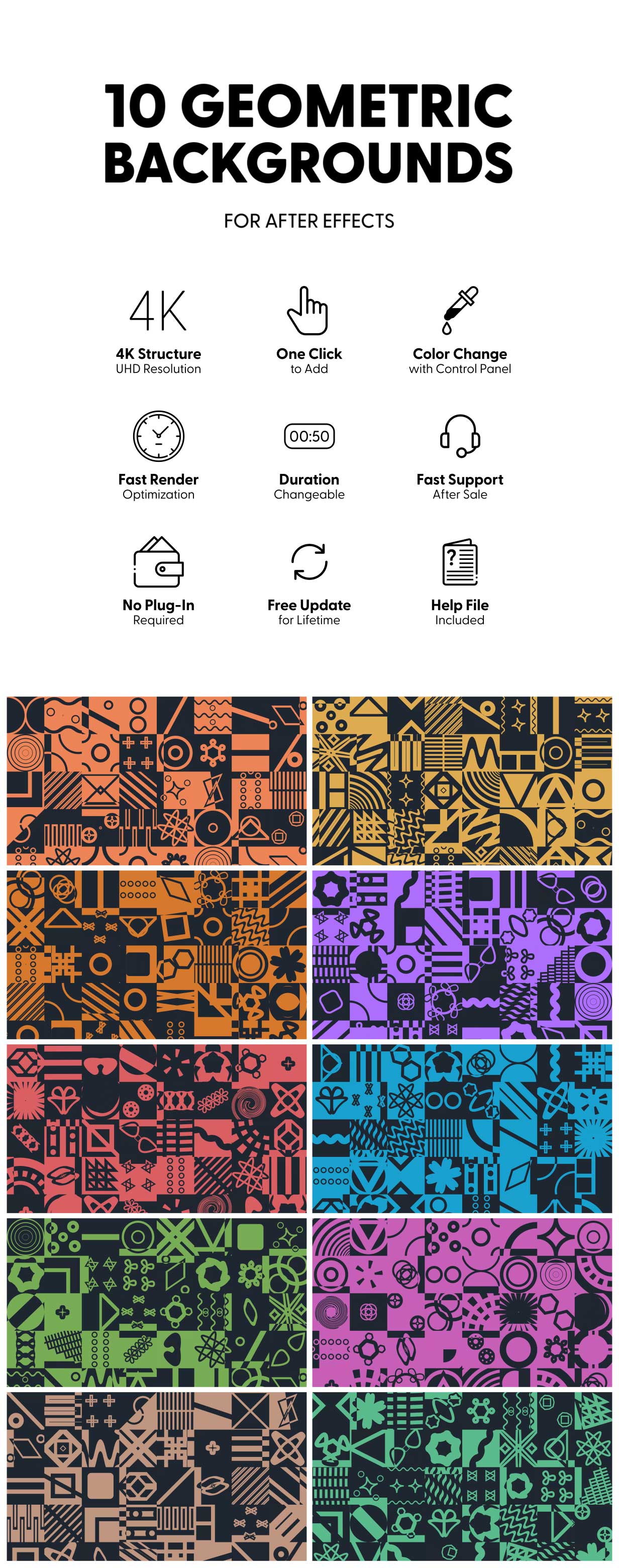 Geometric Backgrounds - 2
