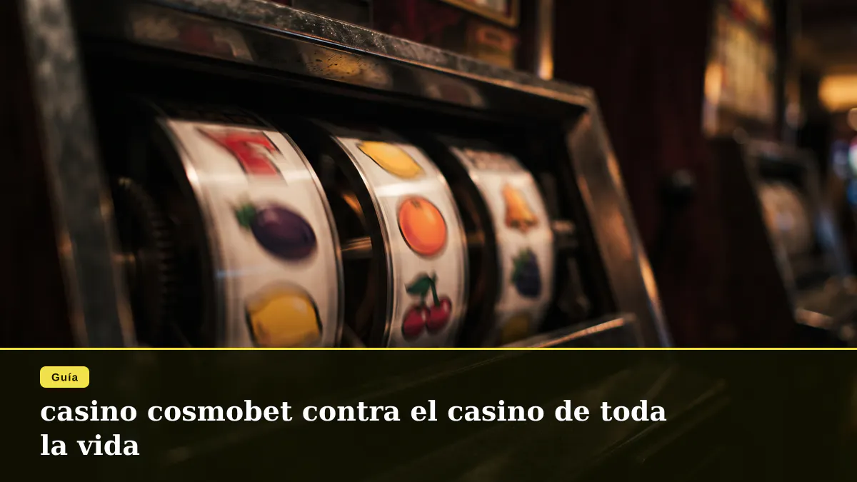 casino cosmobet contra el casino de toda la vida