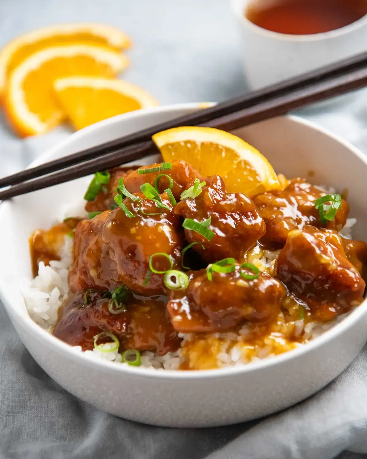 Crispy Orange Chicken Without Deep Frying