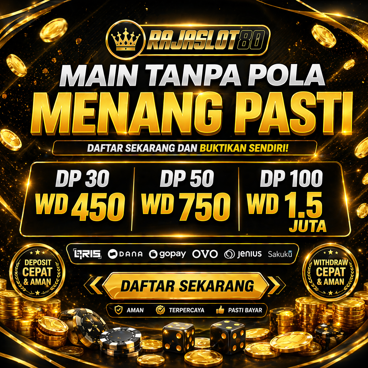 RAJASLOT80 : Link Alternatif Login Daftar Resmi Situs Rajaslot80 Hari Ini Terbaru