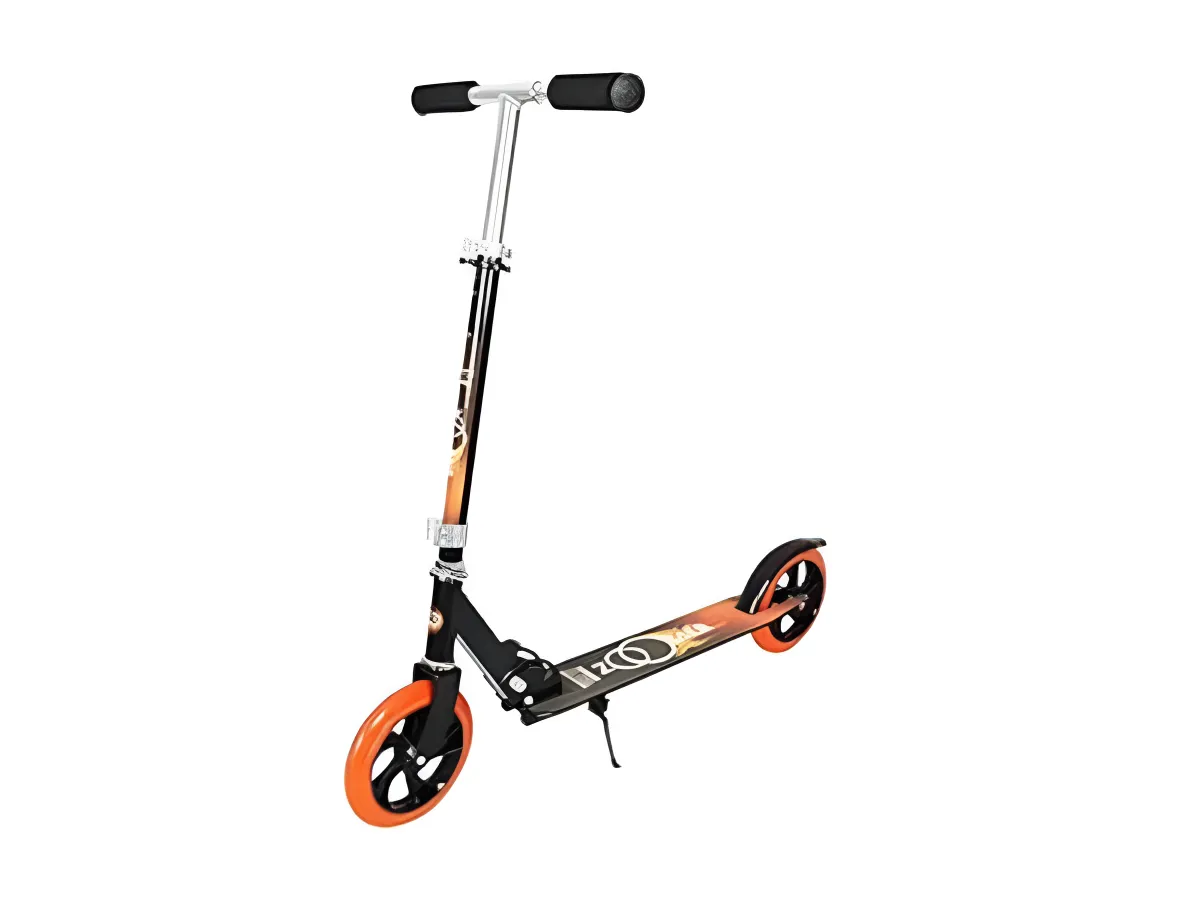 COSMIC Zoomer 5-7 Years 2 Wheel Kidss Kick Scooter with Stand - BlackOrange